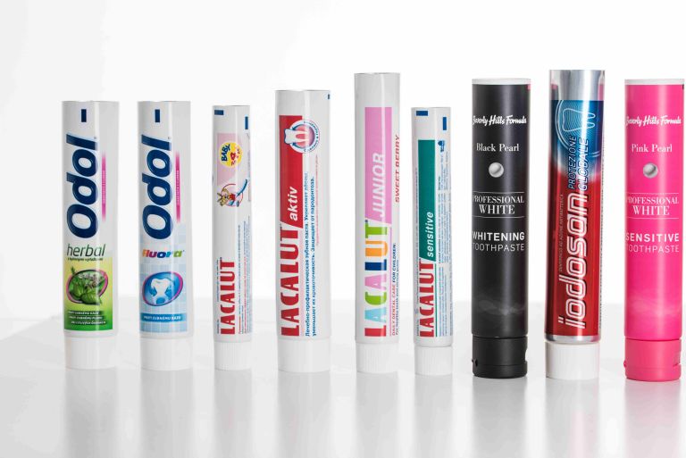 Toothpaste tubes Zálesí Packaging Inc