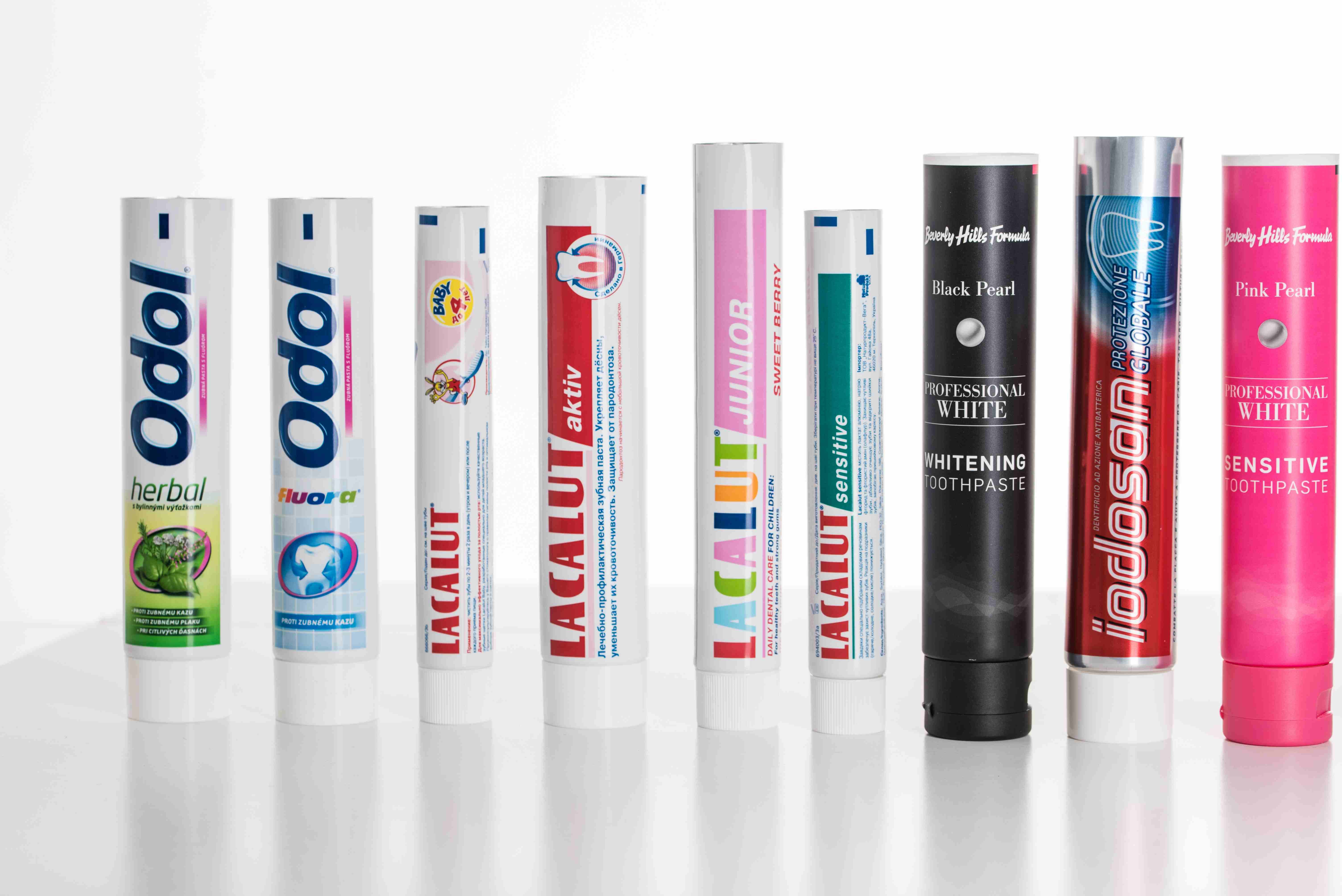 Toothpaste tubes Zálesí Packaging Inc