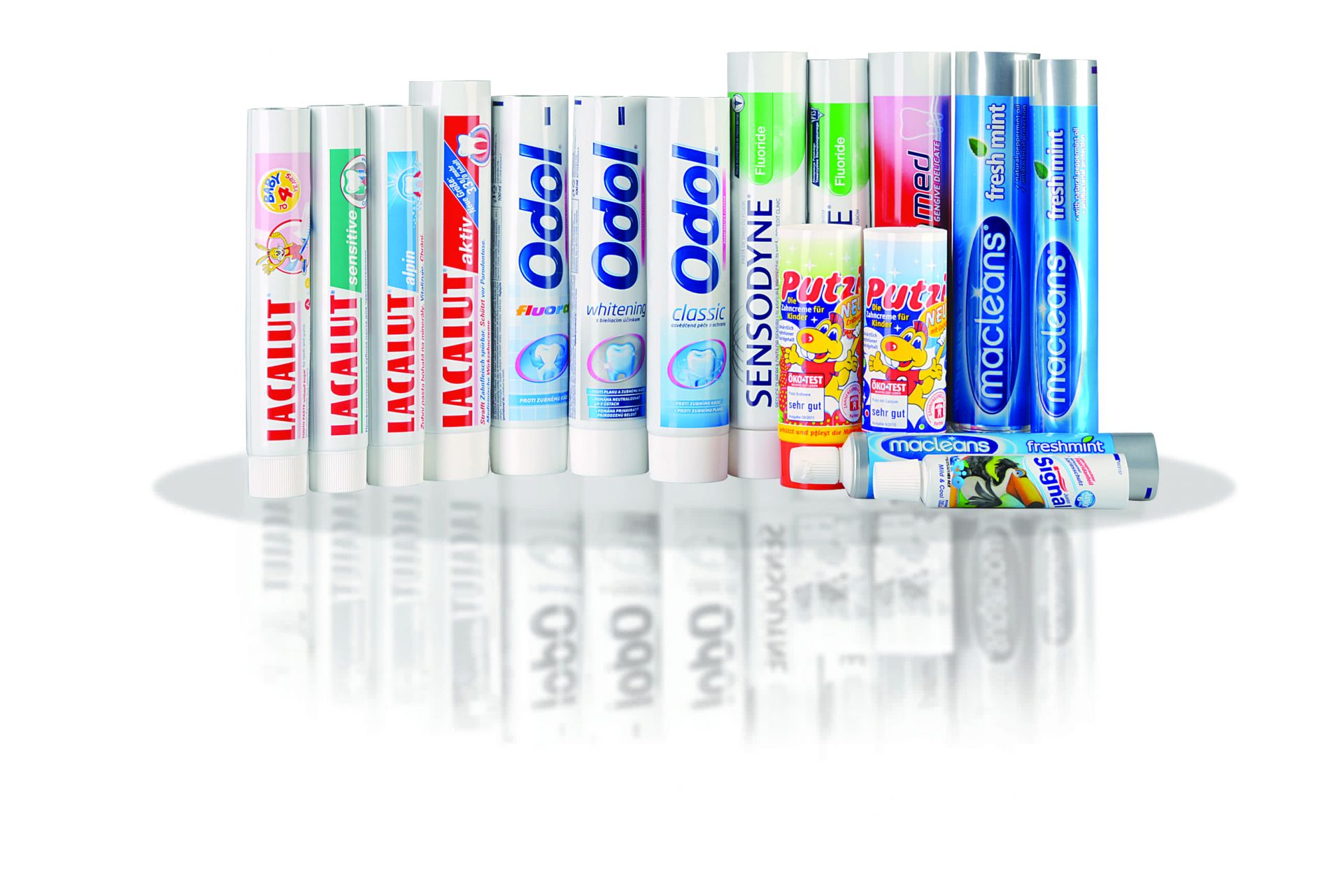 Toothpaste tubes Zálesí Packaging Inc